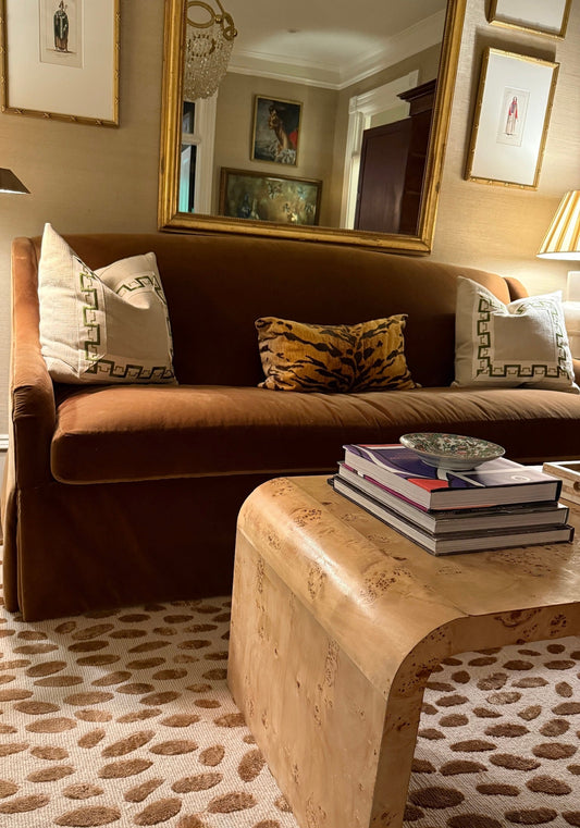 Jane in Tobacco Silk Handcrafted Rug