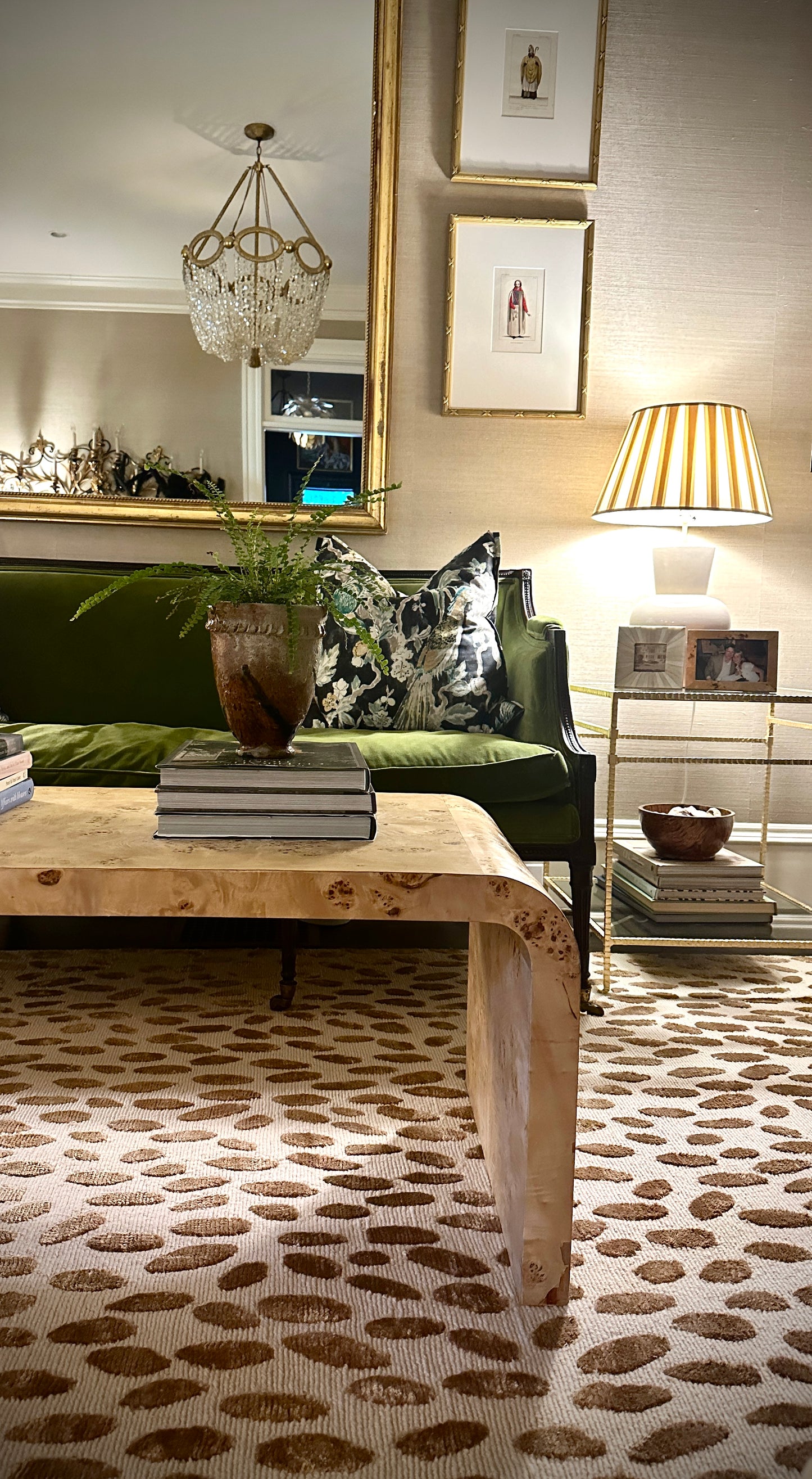 Jane in Tobacco Silk Handcrafted Rug