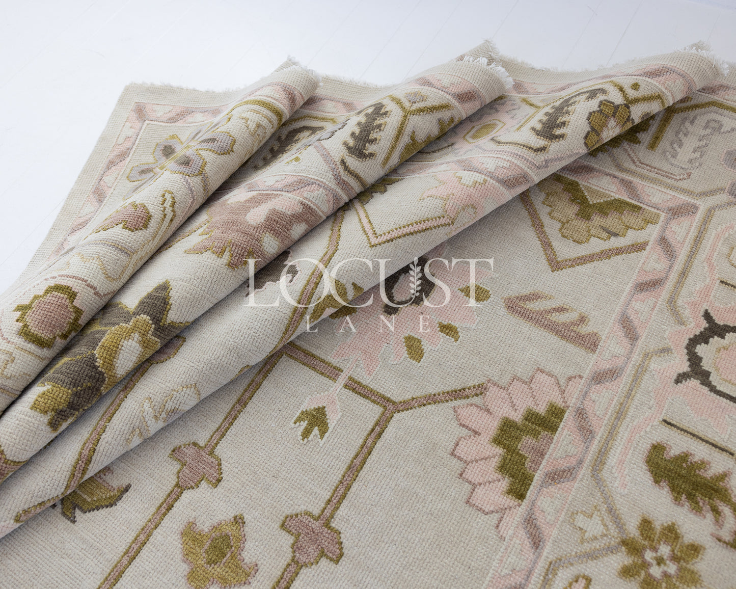 Olive Modern Oushak Rug