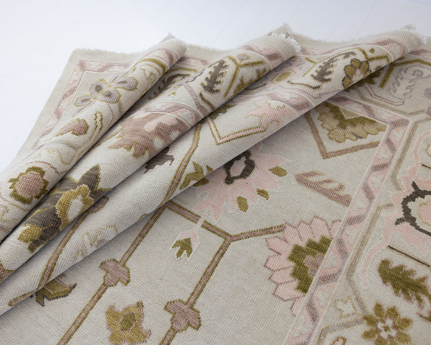 Olive Modern Oushak Rug