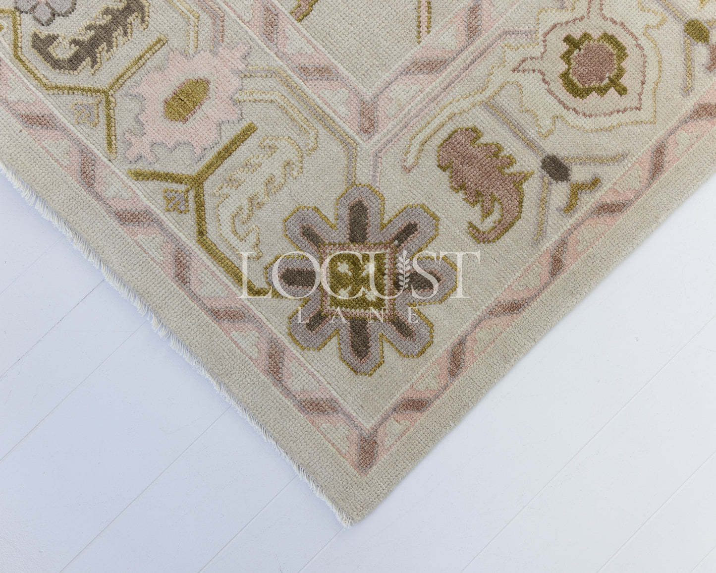 Olive Modern Oushak Rug