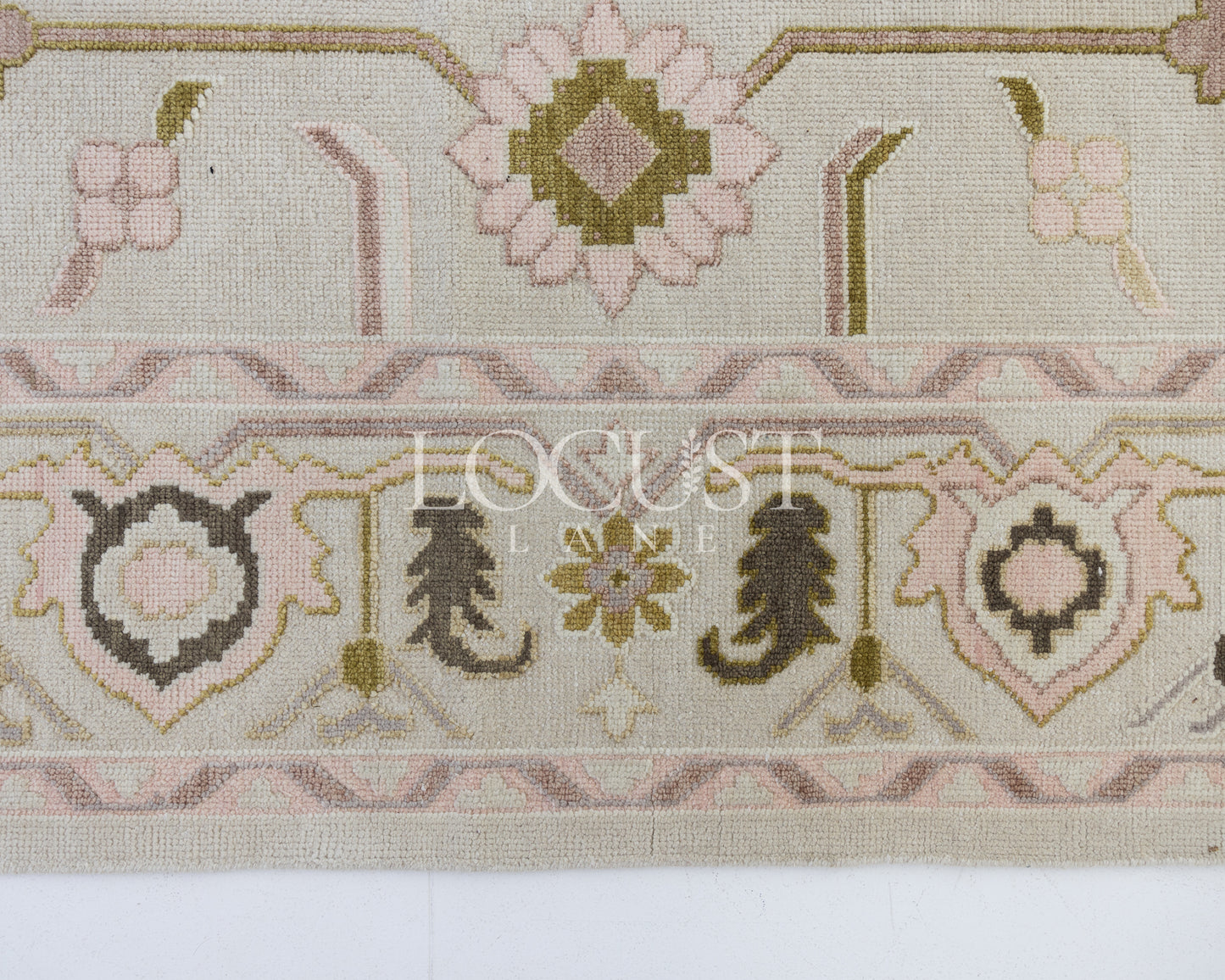 Olive Modern Oushak Rug
