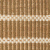 Ochre Brown Jute & Wool Combo Rug
