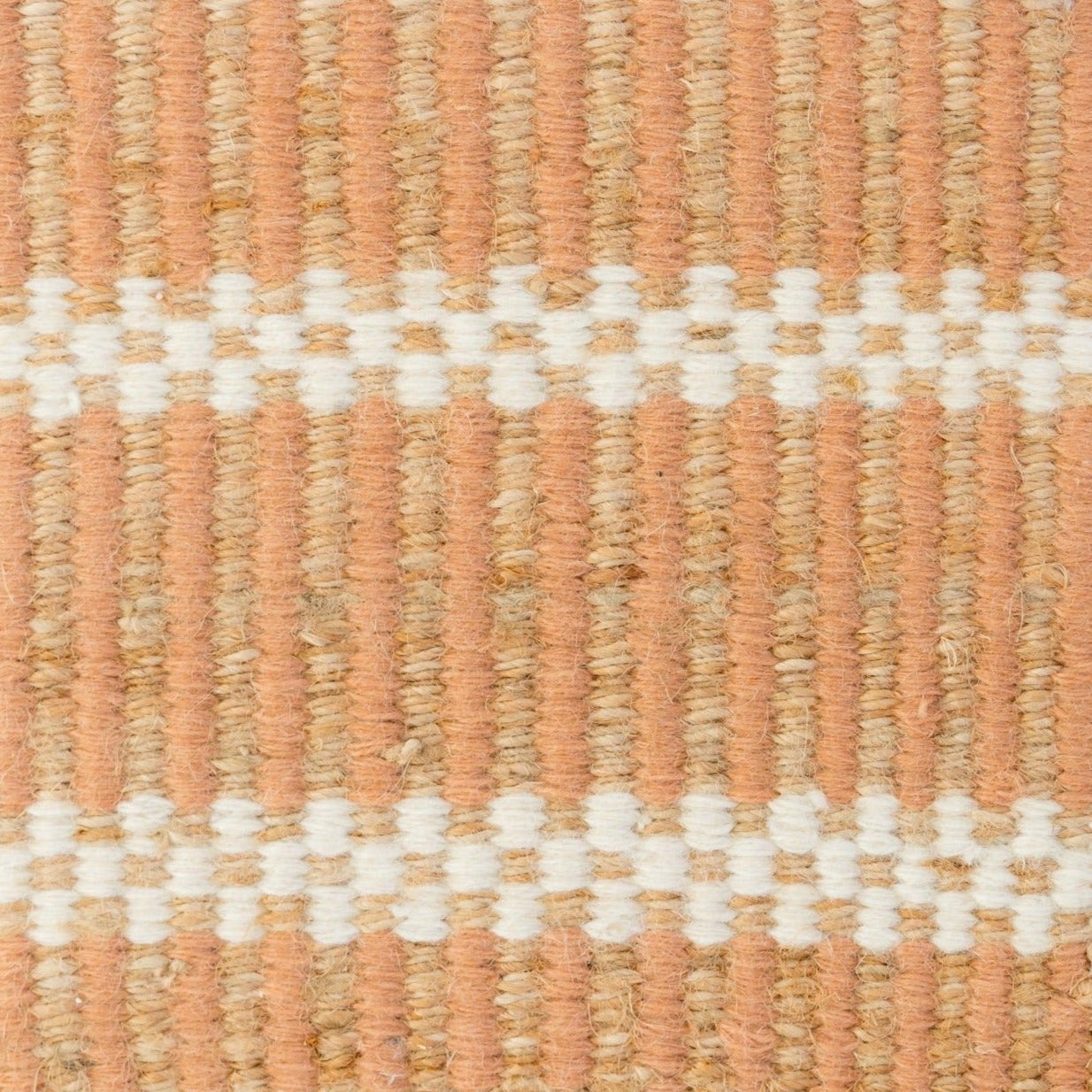 Terracotta Jute & Wool Combo Rug