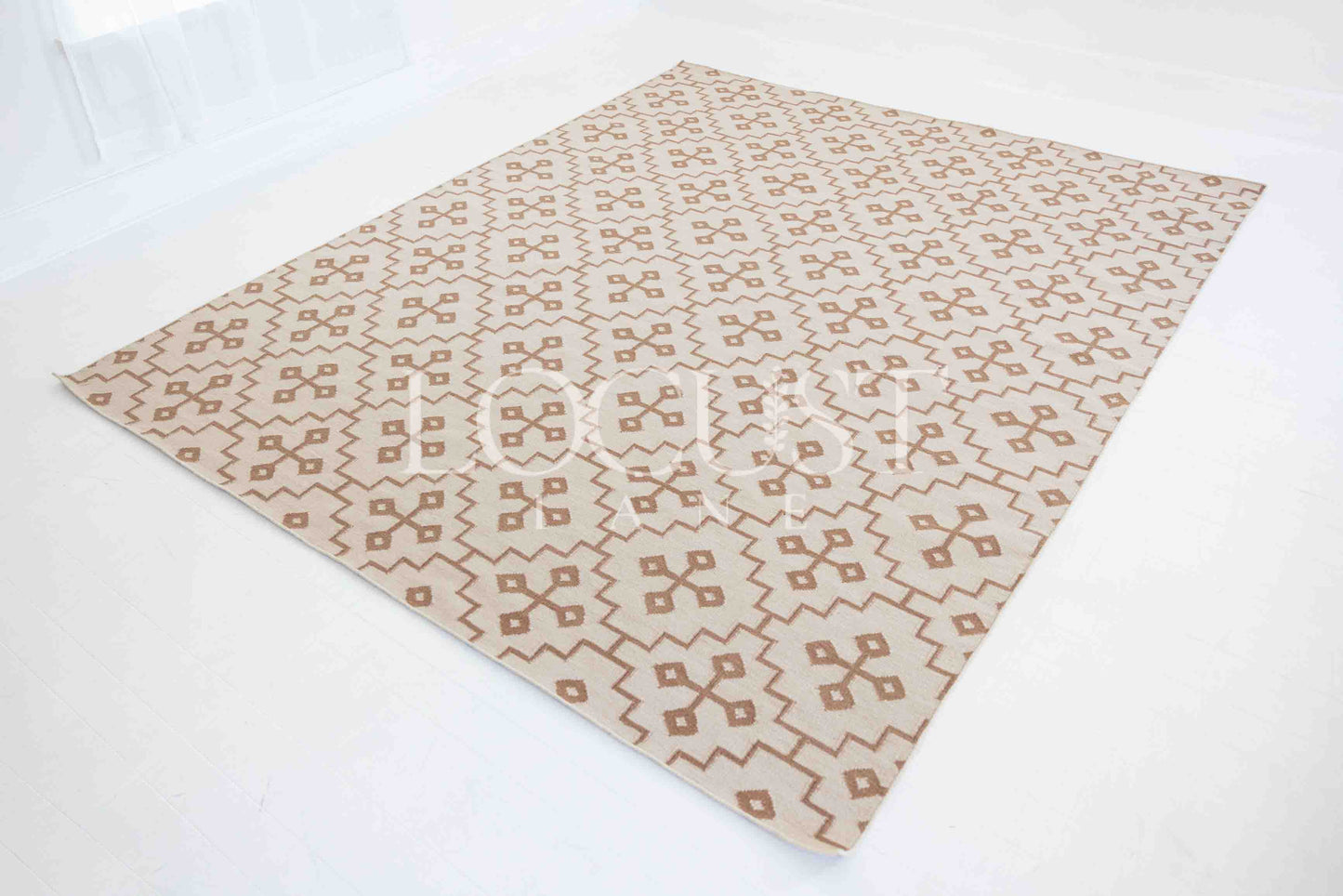 Orchid Flatweave Dhurrie Rug (ready to ship)
