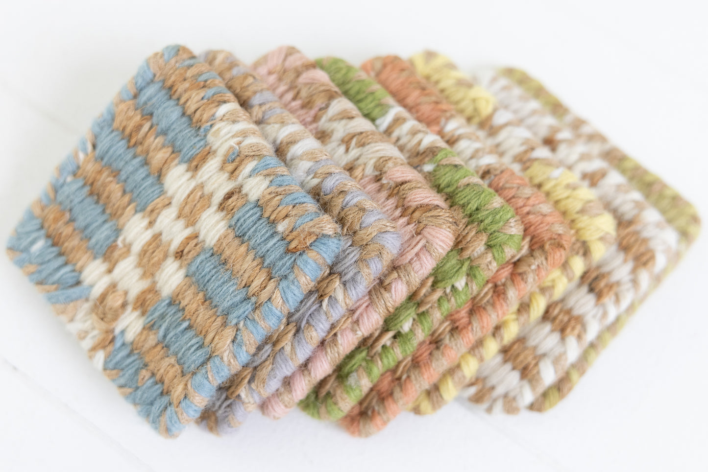 Martini Olive Jute & Wool Combo Rug Sample