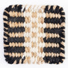 Black Jute & Wool Combo Rug Sample