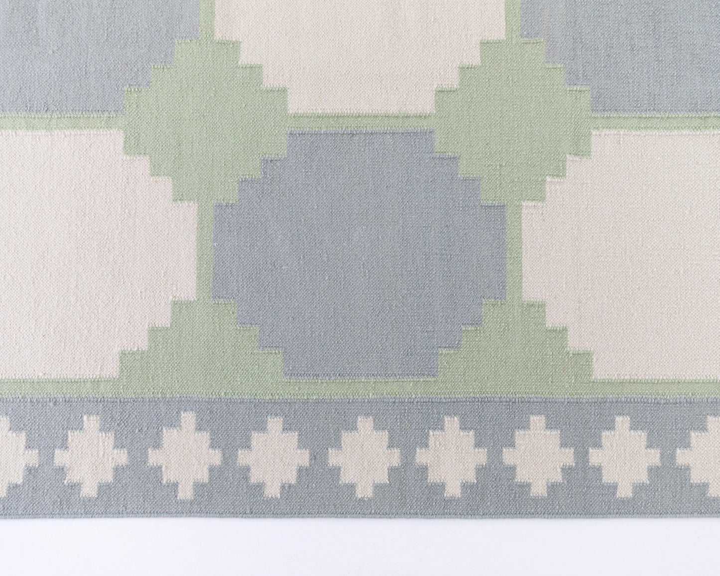 Geometric Flatweave Dhurrie Rug (ready to ship)