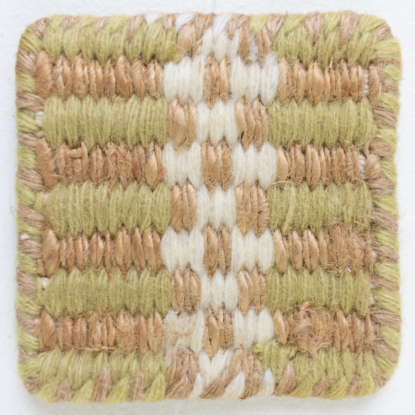 Martini Olive Jute & Wool Combo Rug Sample