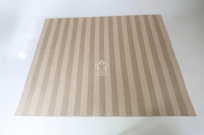 Locust Lane x Chasing Paper | Broken Stripe Neutral Jute & Wool Rug