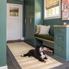 Locust Lane x Chasing Paper | Broken Stripe Neutral Jute & Wool Rug
