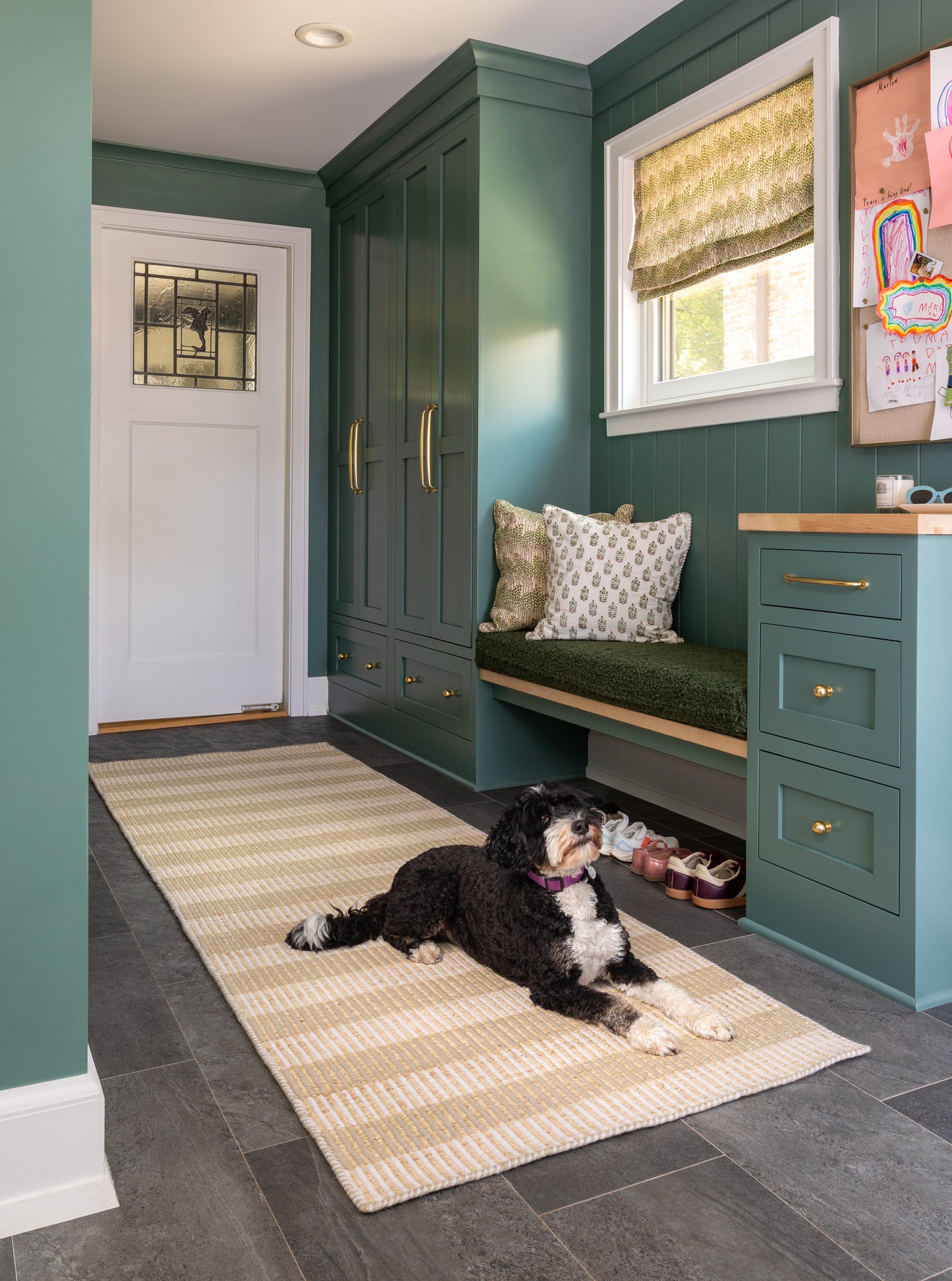 Locust Lane x Chasing Paper | Broken Stripe Neutral Jute & Wool Rug