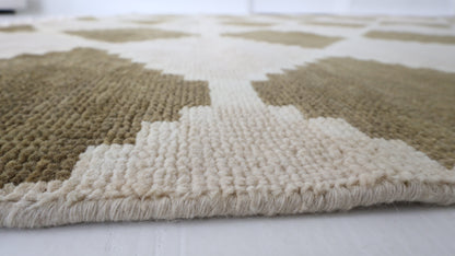 Sadie in Moss Modern Oushak Rug (ready to ship)