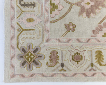 Olive Modern Oushak Rug