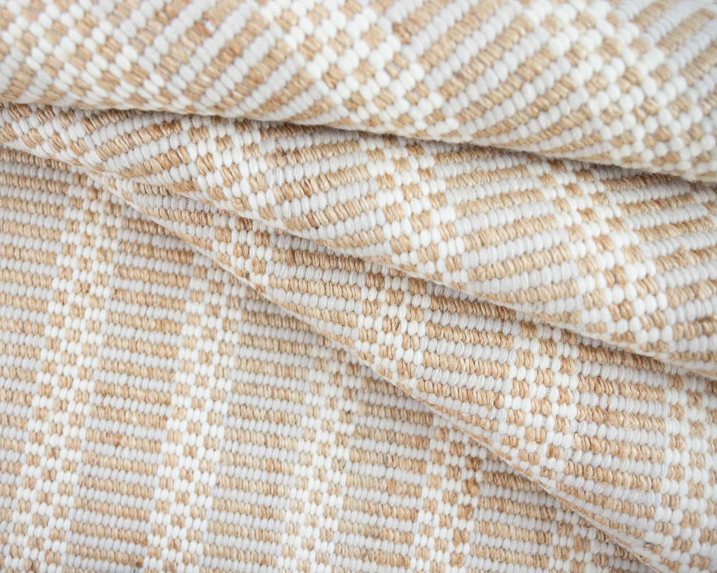 Violet Pearl Jute & Wool Combo Rug