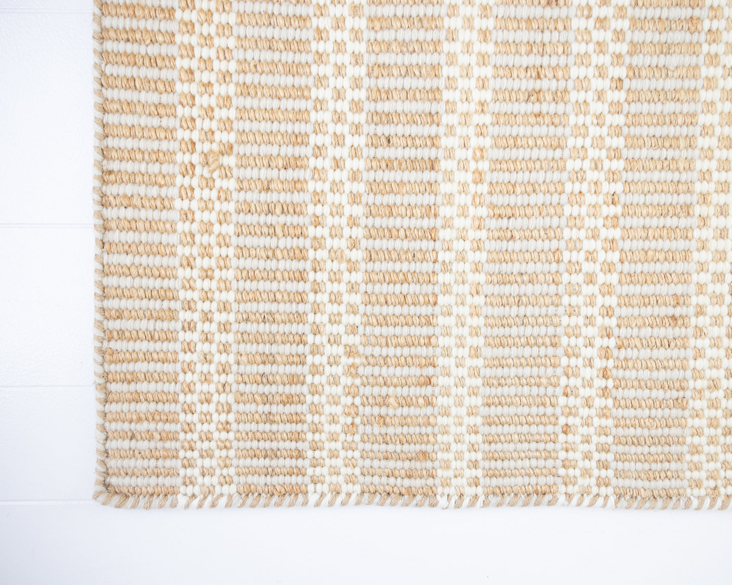 Violet Pearl Jute & Wool Combo Rug