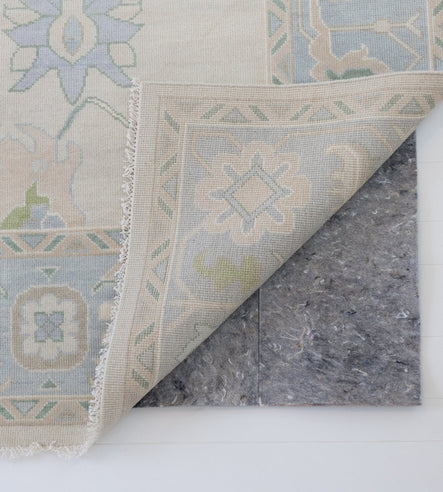 a close up of a rug