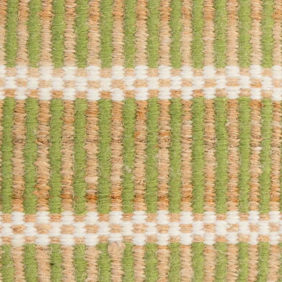 Pea Green Jute & Wool Rug | Handwoven Natural Flatweave | Locust Lane Rugs