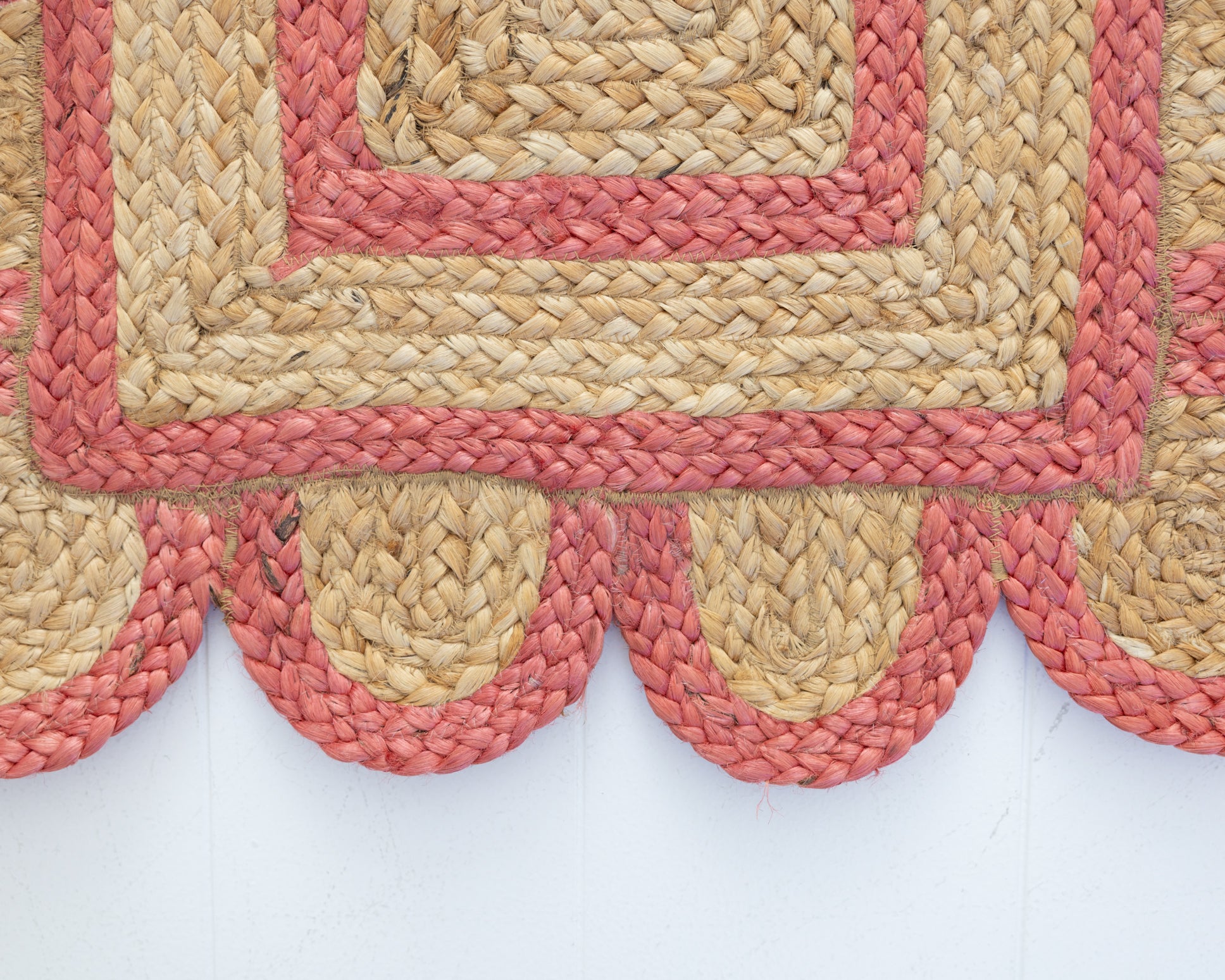 Poppy Scalloped Jute Mini Rug (in stock) – Locust Lane Rugs