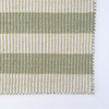 Locust Lane x Chasing Paper | Broken Stripe Green Jute & Wool Rug (ready to ship)
