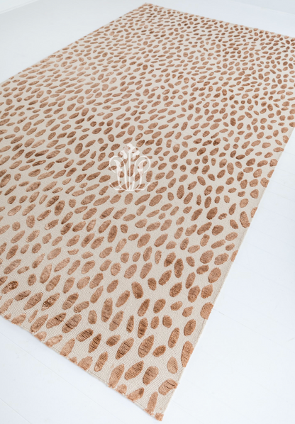 Jane in Tobacco Silk Handcrafted Rug