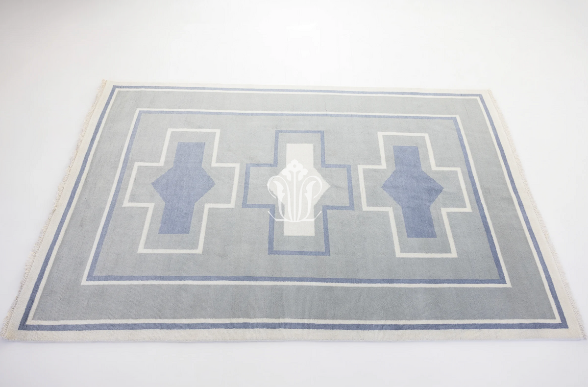 Loretta in Grey Modern Oushak Rug (ready to ship)