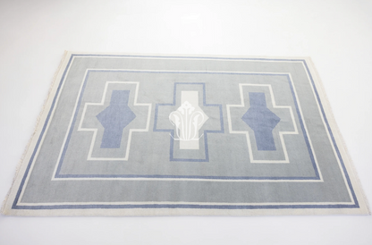 Loretta in Grey Modern Oushak Rug (ready to ship)