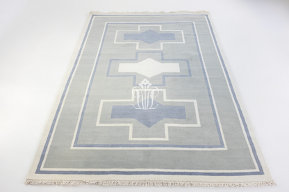 Loretta in Grey Modern Oushak Rug (ready to ship)