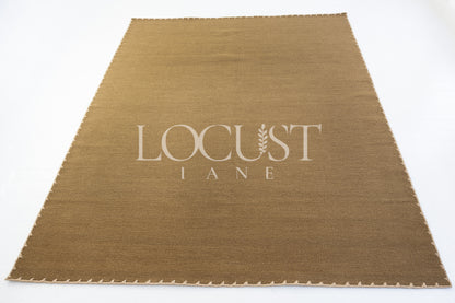 Weathered Oak Flatweave Dhurrie Rug