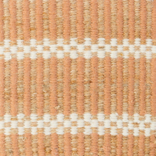Terracotta Jute & Wool Combo Rug