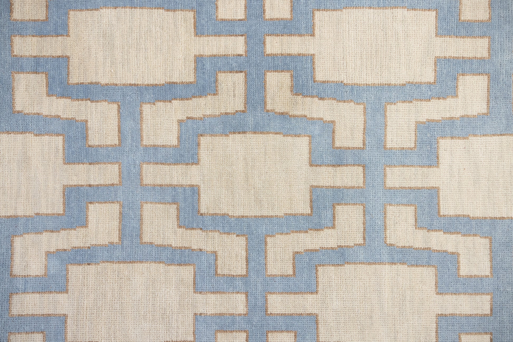 Della modern Oushak wool area rug