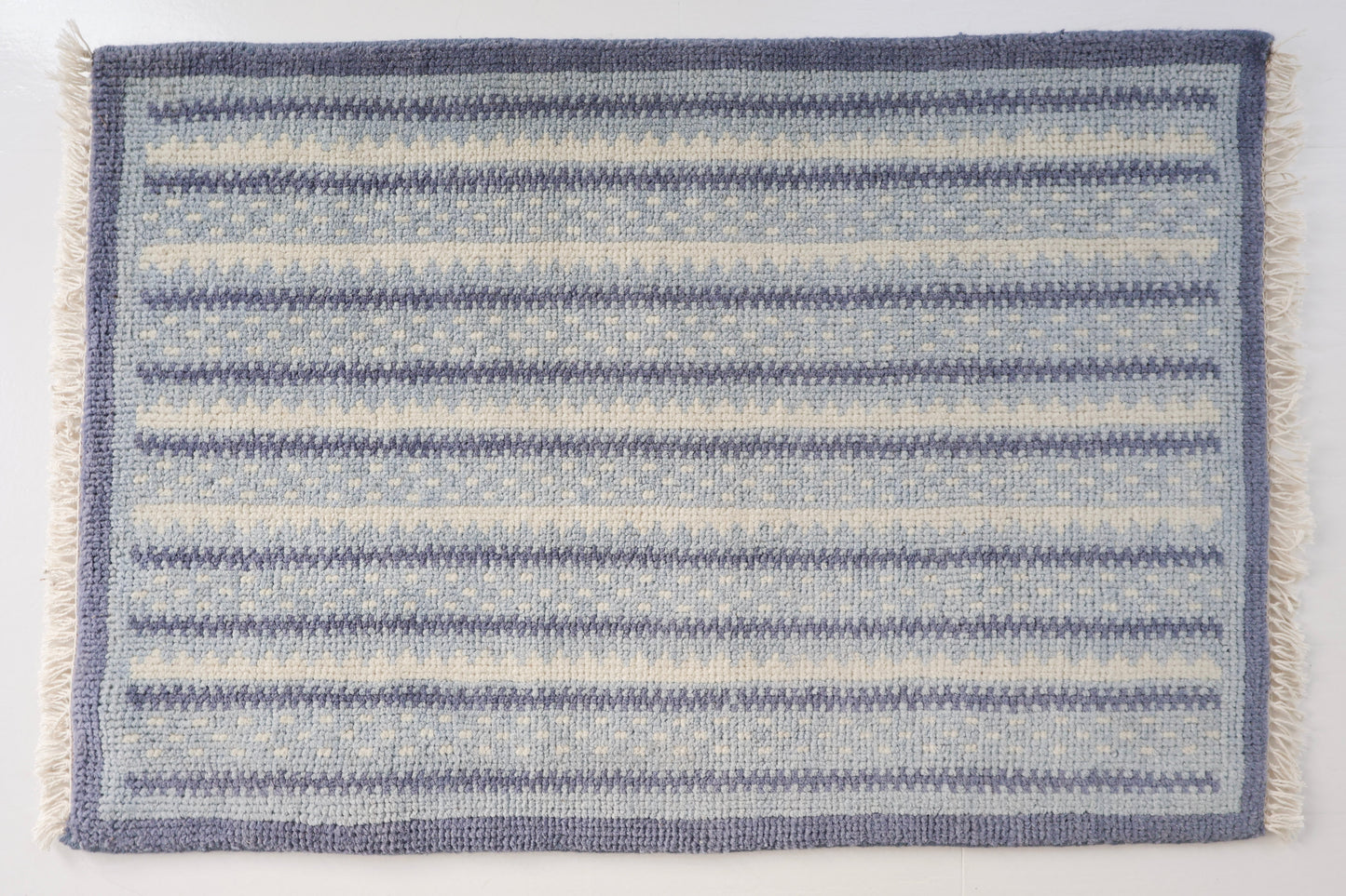 Locust Lane x Chasing Paper |Heritage Blue Mini Rug