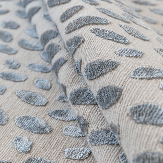 Jane in Pewter Silk Handcrafted Rug (ready to ship)