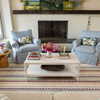 Locust Lane x Chasing Paper |Heritage Stripe Multi Modern Oushak Rug