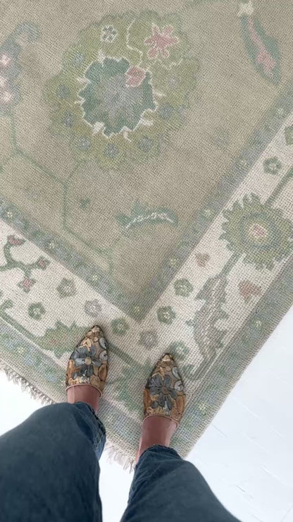 Mary Ellis Modern Oushak Rug