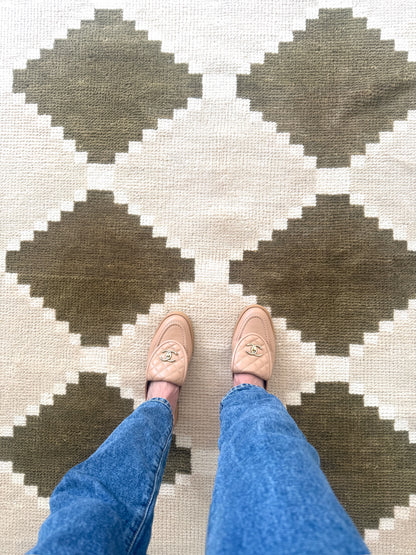 Sadie in Moss Modern Oushak Rug