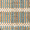 Sea Blue Wool Jute & Wool Combo Rug
