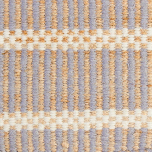Violet Pearl Jute & Wool Combo Rug