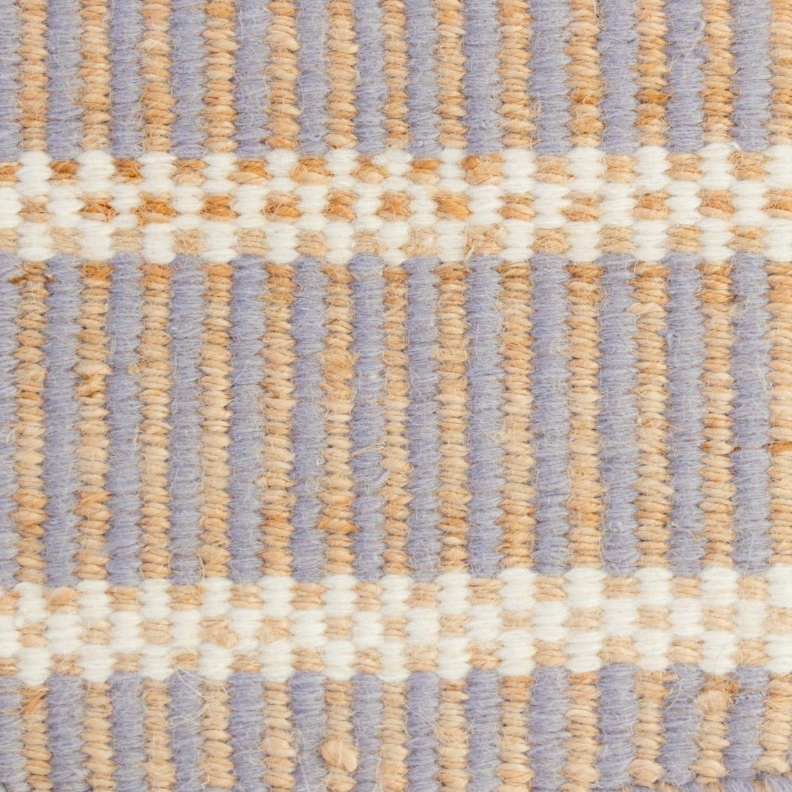 Violet Pearl Jute & Wool Combo Rug