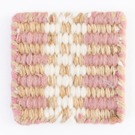 Watermelon Jute & Wool Combo Rug Sample
