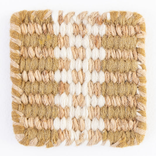 Ochre Jute & Wool Combo Rug Sample