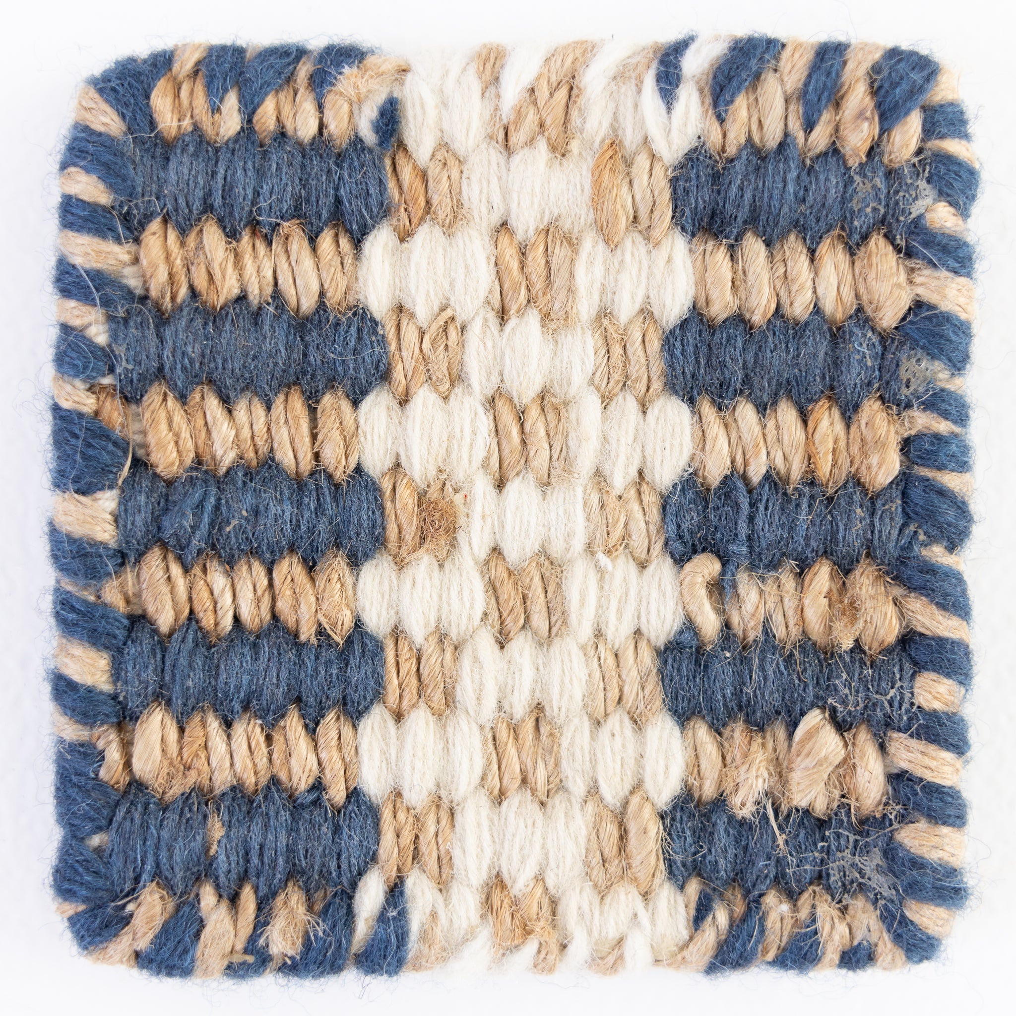 Wool Rug Samples Hs Code Navy Jute & Wool Combo Rug Sample – Locust Lane Rugs