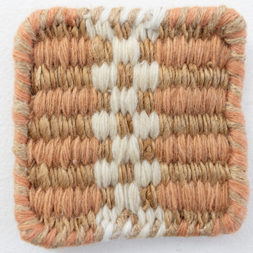 Terracotta Jute & Wool Combo Rug Sample